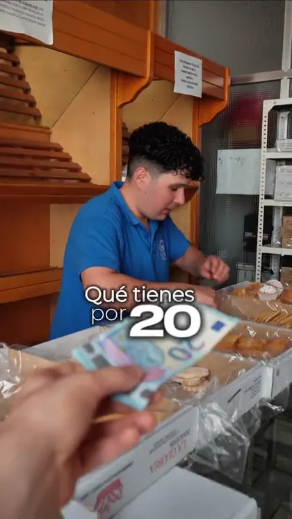 Vídeo de Panadería La Gloria: «¿Qué tienes por 20 euros?»: el pack de 10 euros